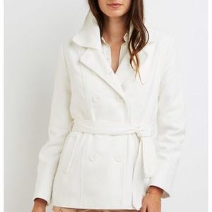 ❄️Charlotte Russe White Dress Coat❄️